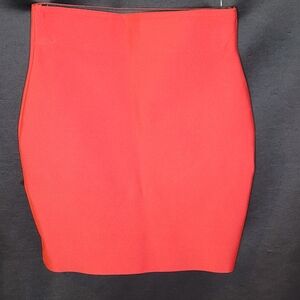 Chocolate Orange Mini Pencil Skirt Night Out